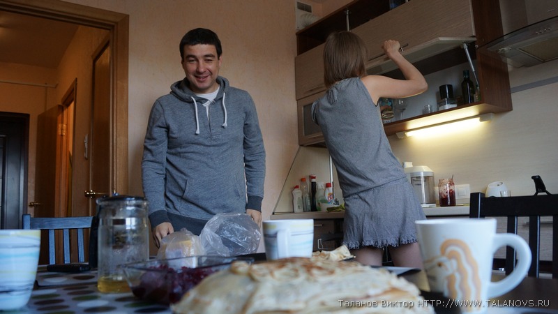 на кухне