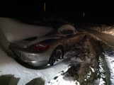 Этот Порше замело за пару часов